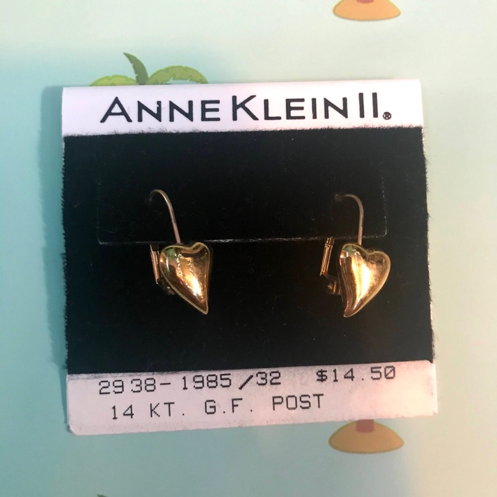 Heart Dangle Earrings- like new